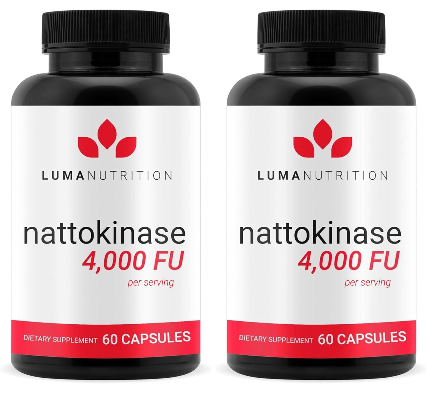 Luma Nutrition Nattokinase Supplement 4000 FU Per Serving - 60 Capsules