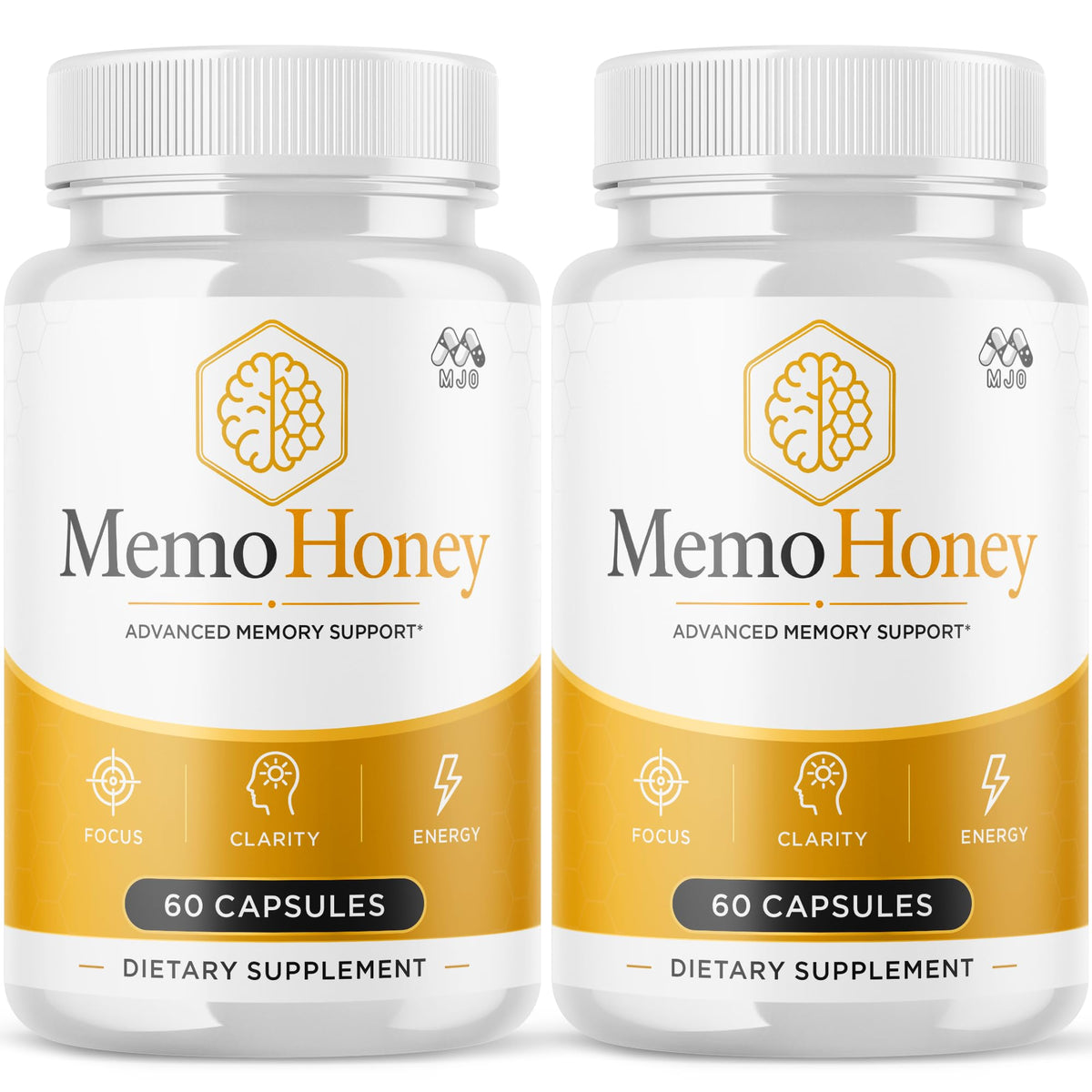 Memo Honey Capsules, MemoHoney Formula Supplement Pills 5-Pack 300 Capsules
