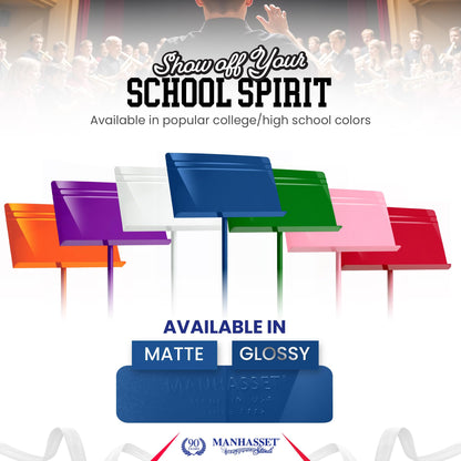 Manhasset Music Stand for Sheet Music - 48 Symphony Model - Long Lasting, Durable Manhasset Stand - Adjustable Height - 26" to 48" - Made in the USA