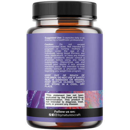 Triple Magnesium Complex Supplement - High Absorption Magnesium Glycinate, Malate & Taurate Blend for Muscles Energy Support & Heart Health - Triple Mg Complex 400 mg Capsules - 180 Count