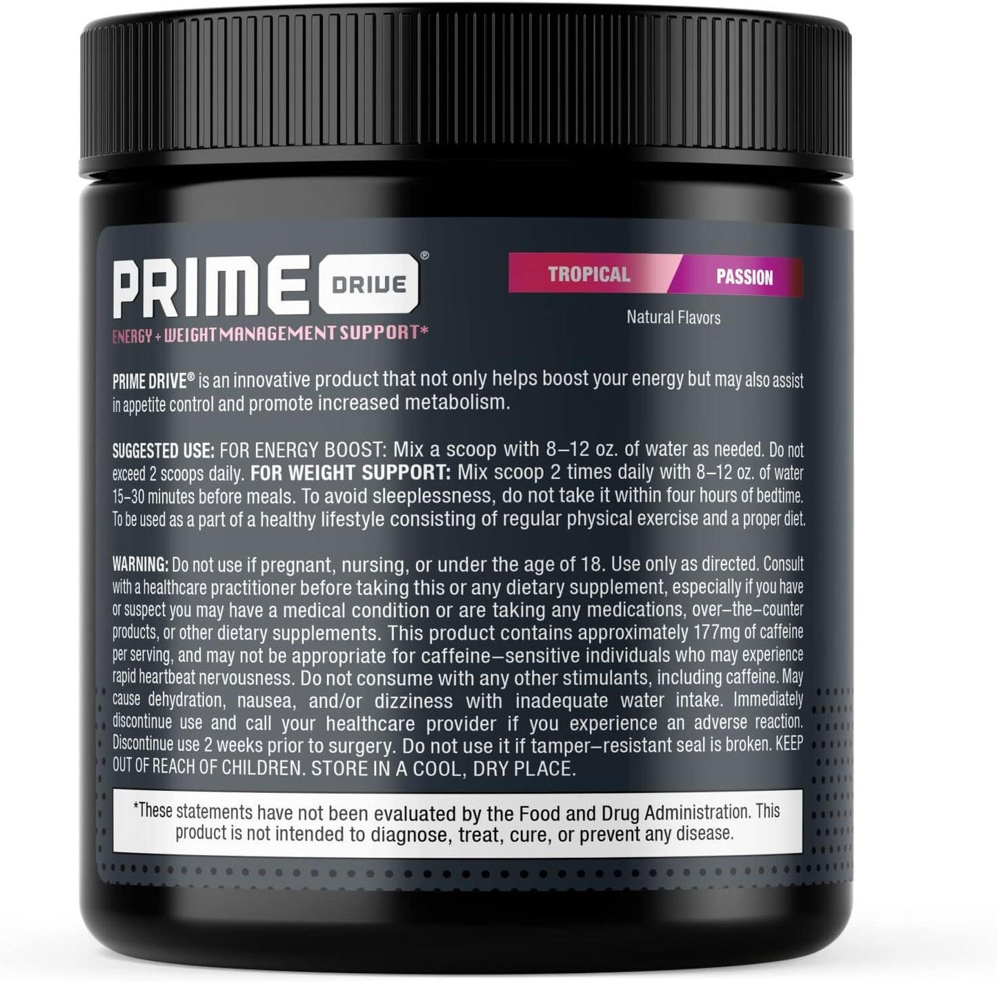 Complete Nutrition Prime Drive Tropical Passion Energy Powder