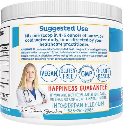 Zenbliss Calming Magnesium Drink Mix for Relaxation & Muscle Comfort – Magnesium Powder Supplement for Stress Support – By Dr. Danielle