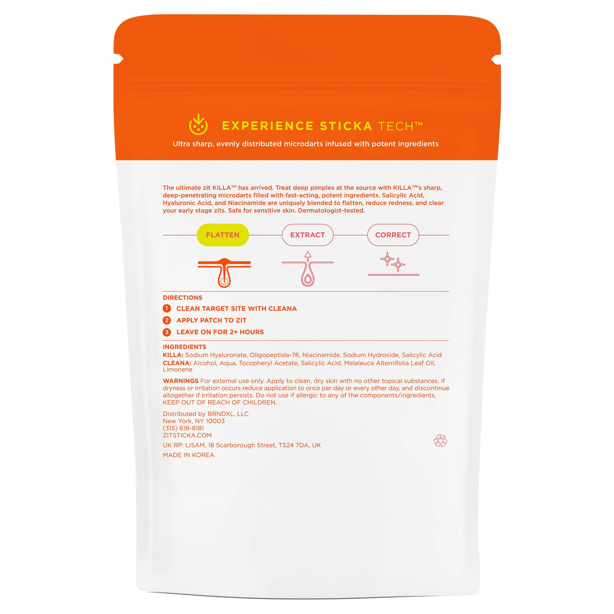 ZitSticka Killa Kit Microdart Pimple Patch For Face, Fast-Acting, 8 Count