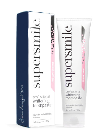 Supersmile Original Mint Whitening Toothpaste, 8 Oz, Whitens 6 Shades