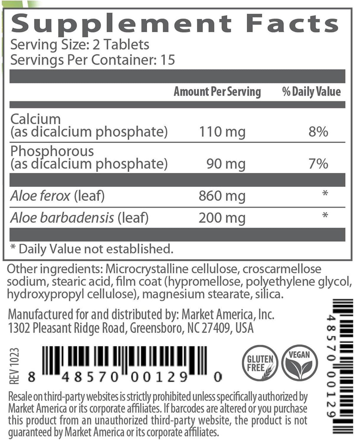 NutriClean® Aloe - Single Bottle (15 Servings)