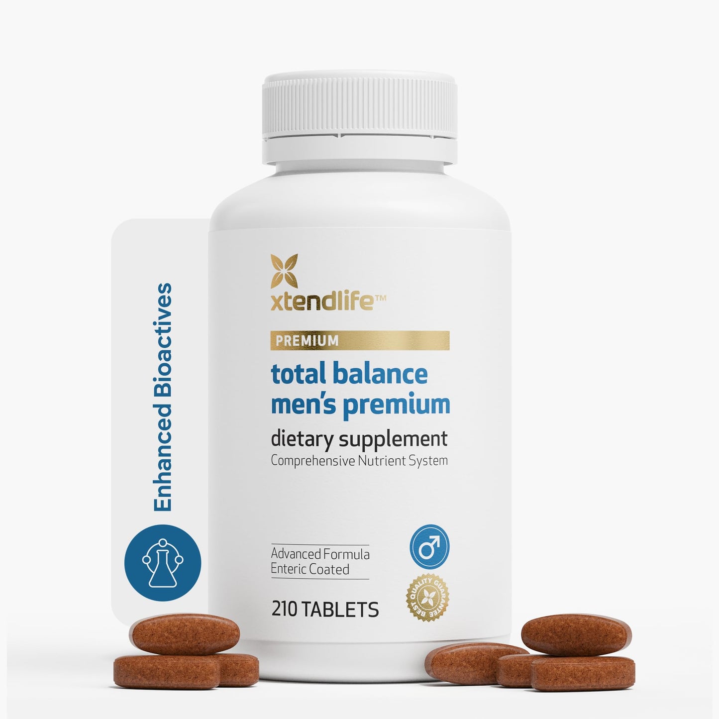 Xtendlife Total Balance Men’s Premium Multivitamin for Immune, Heart, Digestive & Cellular Health - Extra Strength Daily Support - 90+ Nutrients & Minerals - 30 Day Supply