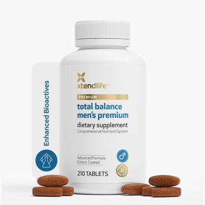 Xtendlife Total Balance Men’s Premium Multivitamin for Immune, Heart, Digestive & Cellular Health - Extra Strength Daily Support - 90+ Nutrients & Minerals - 30 Day Supply