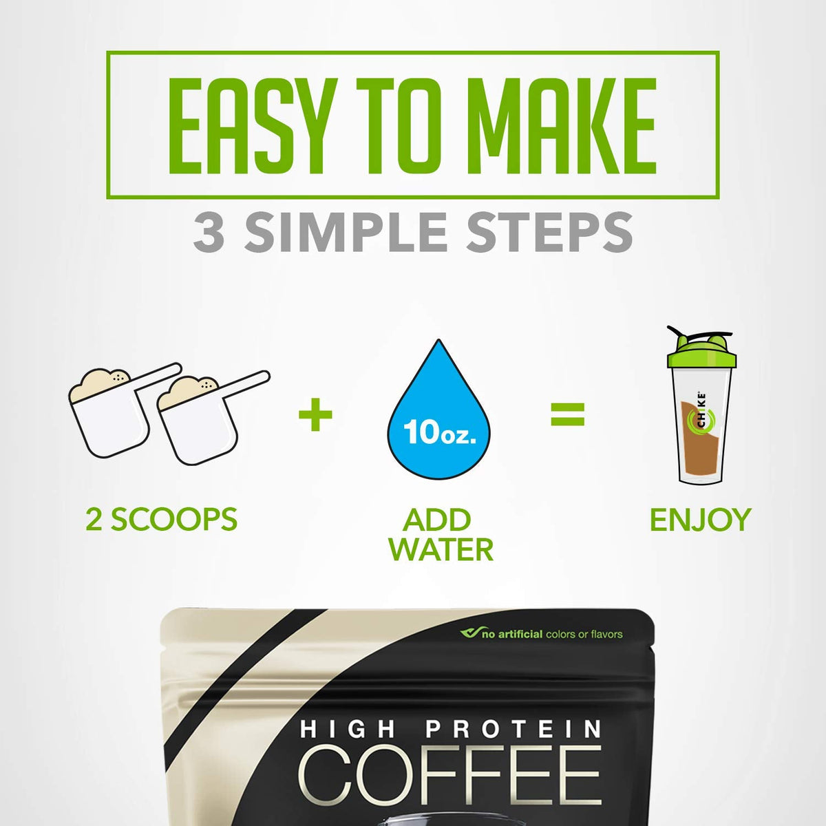 Chike Vanilla High Protein Iced Coffee, 20 G Protein, 2 Shots Espresso, 1 G Sugar