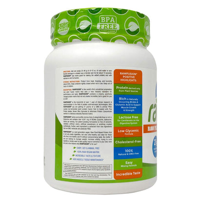 Rawfusion- Vegan Protein Powder, Banana Nut - 21g of Plant Based Protein, Low Net Carbs