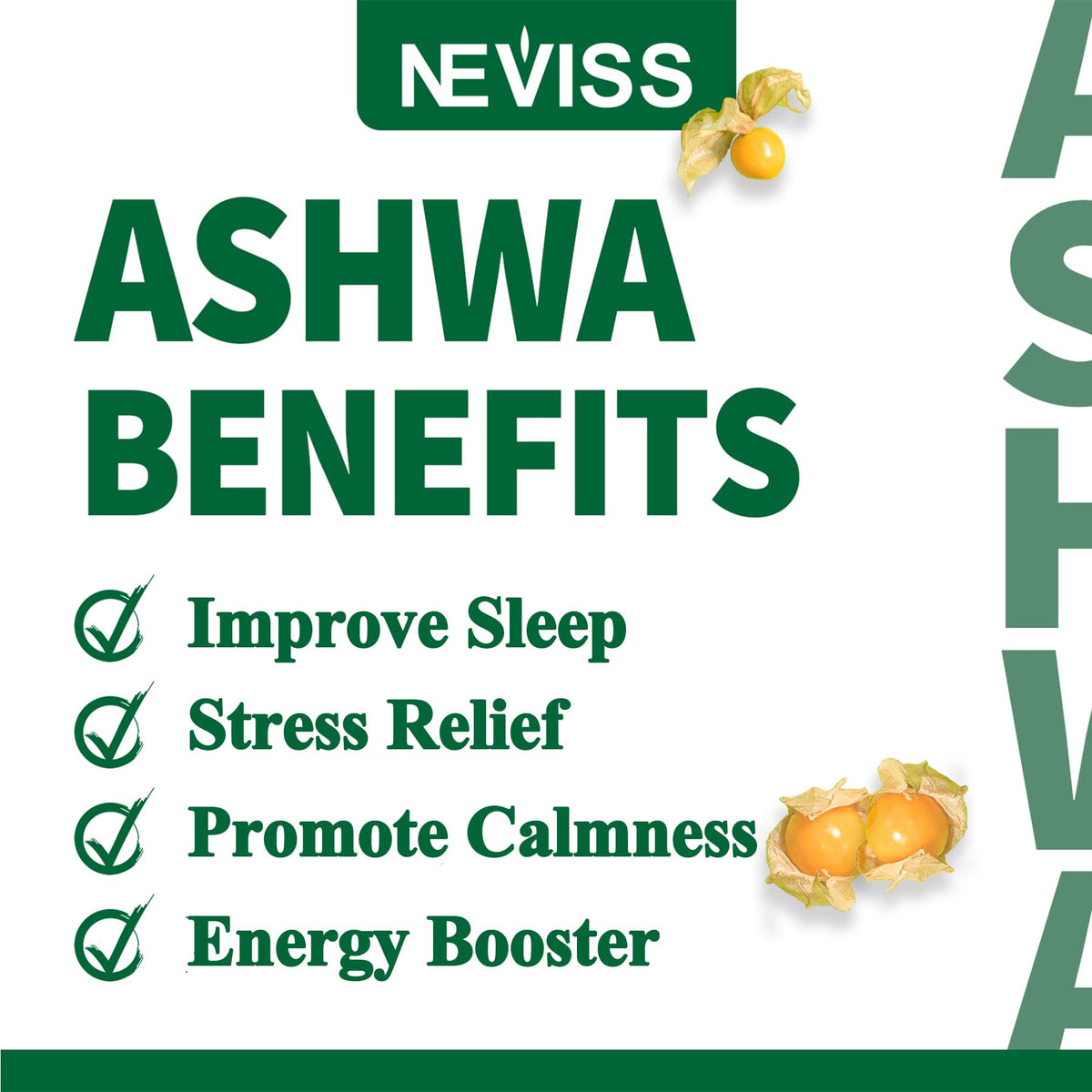 NEVISS Ashwagandha Gummies 2000mg, Feel Refreshed, Plus Proprietary Blend
