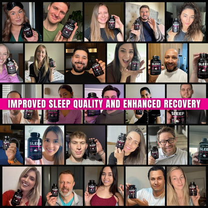 Extra Strength Sleep Aid for Adults with Extended Release MicroActive Melatonin, Ashwagandha, L-Theanine, & 7 Additional All-Natural Ingredients | Advanced Recovery Supplement (90 Capsules)