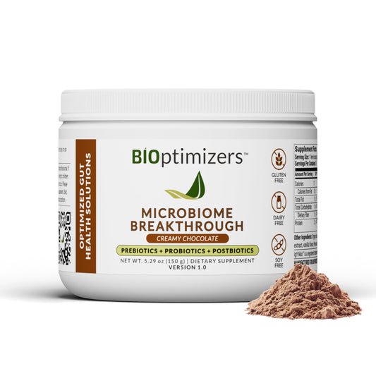 Microbiome Breakthrough™ Gut Support Powder – Vegetarian Vanilla – With Probiotics, Prebiotics, and IgY Max® – Source of L-Glutamine – Supports Digestive Comfort, Gas & Bloating Relief 30 Servings*