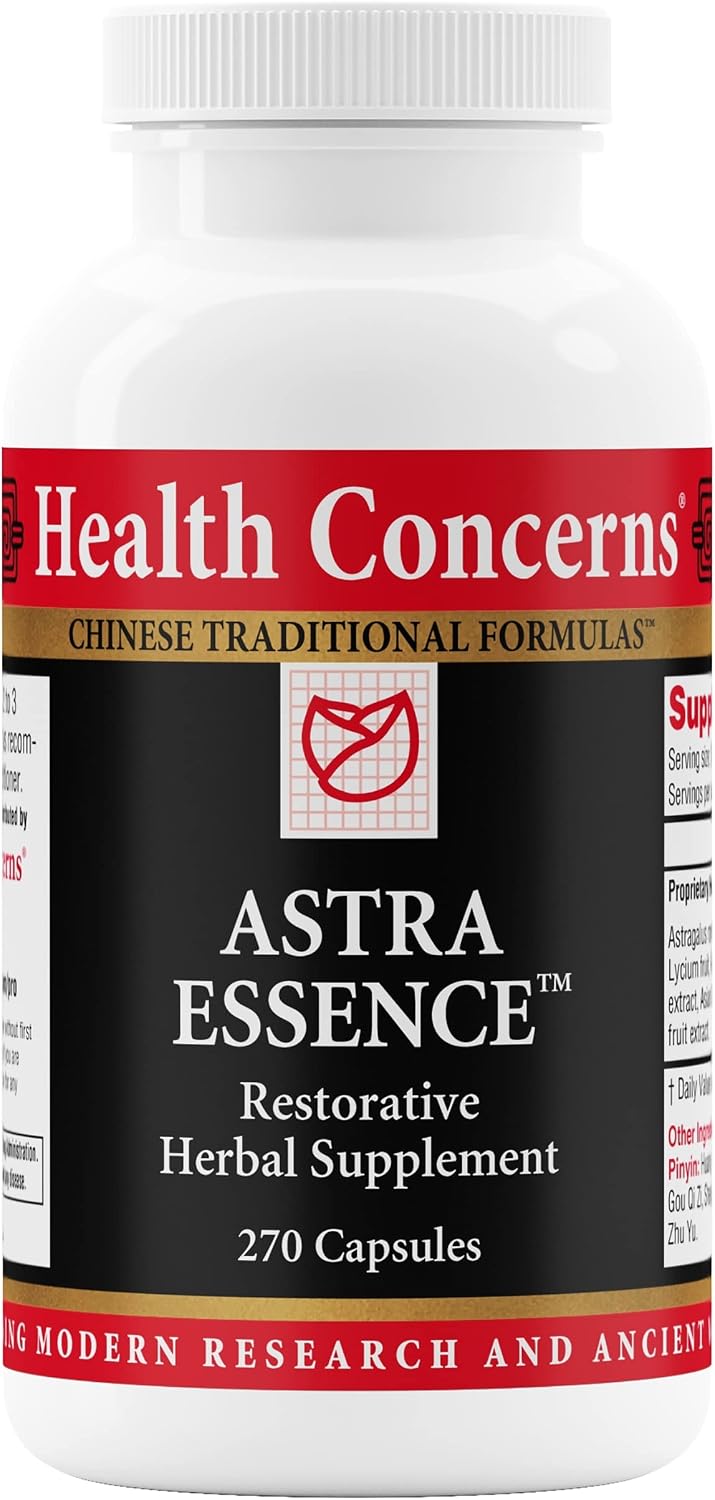 Health Concerns Astra Essence – Herbal Tonic Support Supplement – Traditional Chinese Medicine for Vitality, Memory, Dizziness, Vertigo, Recovery & Immune Support – 270 Capsules