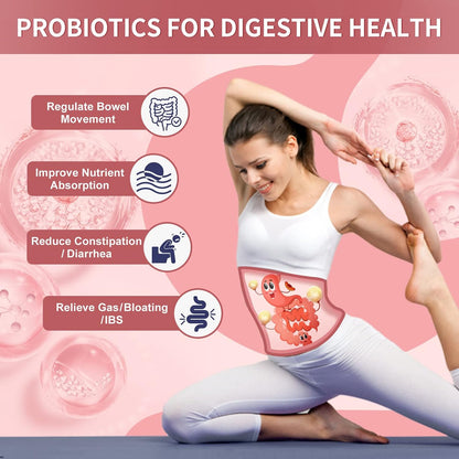 NATURE TARGET Women's Probiotics Powder, 100 Billion CFU, 45 Servings | Prebiotics, D-Mannose And Cranberry, Supports Urinary Tract, Gut, And Digestive Health For Women, Light Cranberry Flavor
