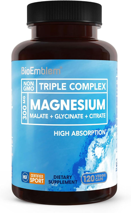 BioEmblem Magnesium Glycinate 120 Capsules