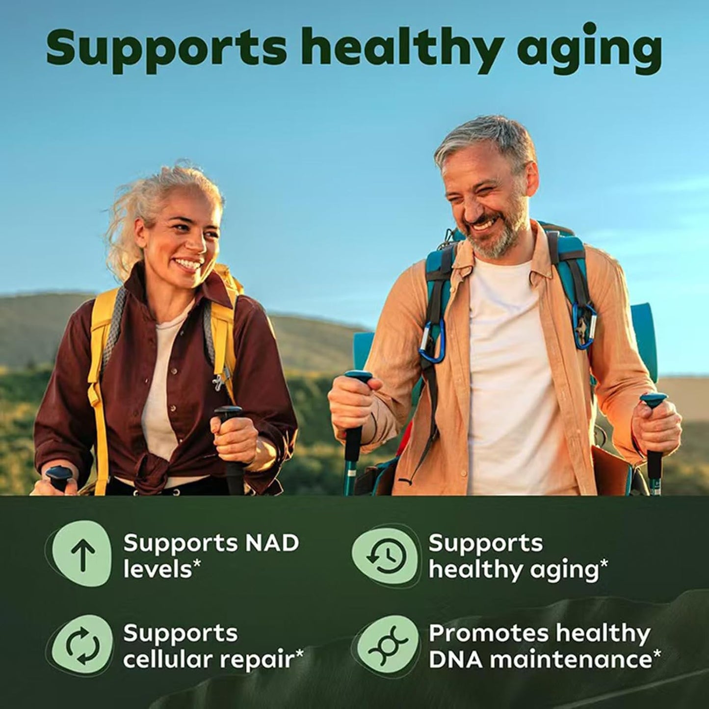 1PCSLumine Organics NAD+ Supplement for Energy Metabolism Support, Liposomal Capsules Containing Resveratrol,Nicotinamide Ribosidean & Quercetin,Alternative to NMN Supplement,Gluten-Free,Vegan (1PCS)