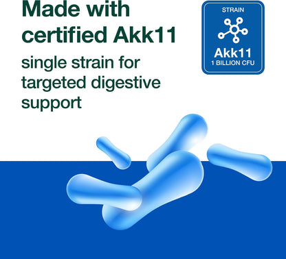 Fresh Nutrition Akkermansia Muciniphila Probiotic 1 Billion AFU for GLP-1 Production - Pre + Probiotic Supplement - 60 Capsules