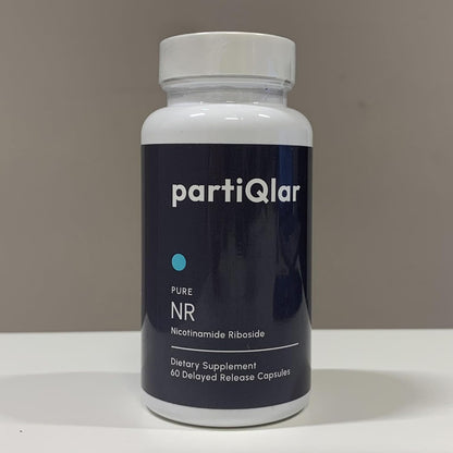partiQlar NR Supplement - High Purity Nicotinamide Riboside Capsules - NAD+ Booster for Anti-Aging, Cellular Energy & Repair - Alternative to NMN - 60 Veggie Capsules