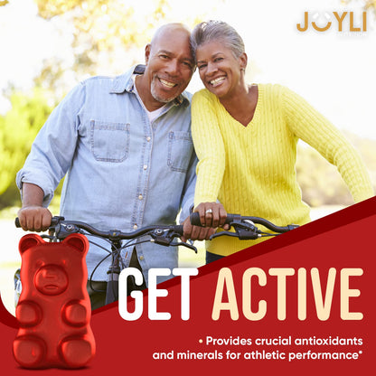 JOYLI Quercetin Gummies - Pure Quercetin with Bromelain Zinc Vitamin C & Vitamin D3