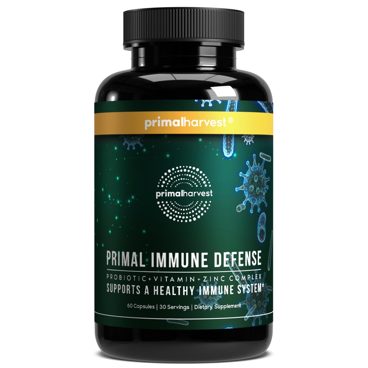 Primal Harvest Immune Defense - Daily Supplement, Gluten & Soy Free