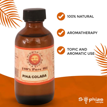 Essential Oil Pina Colada 2 OZ, 100% Natural undilute Oil, Value Size,Perfect