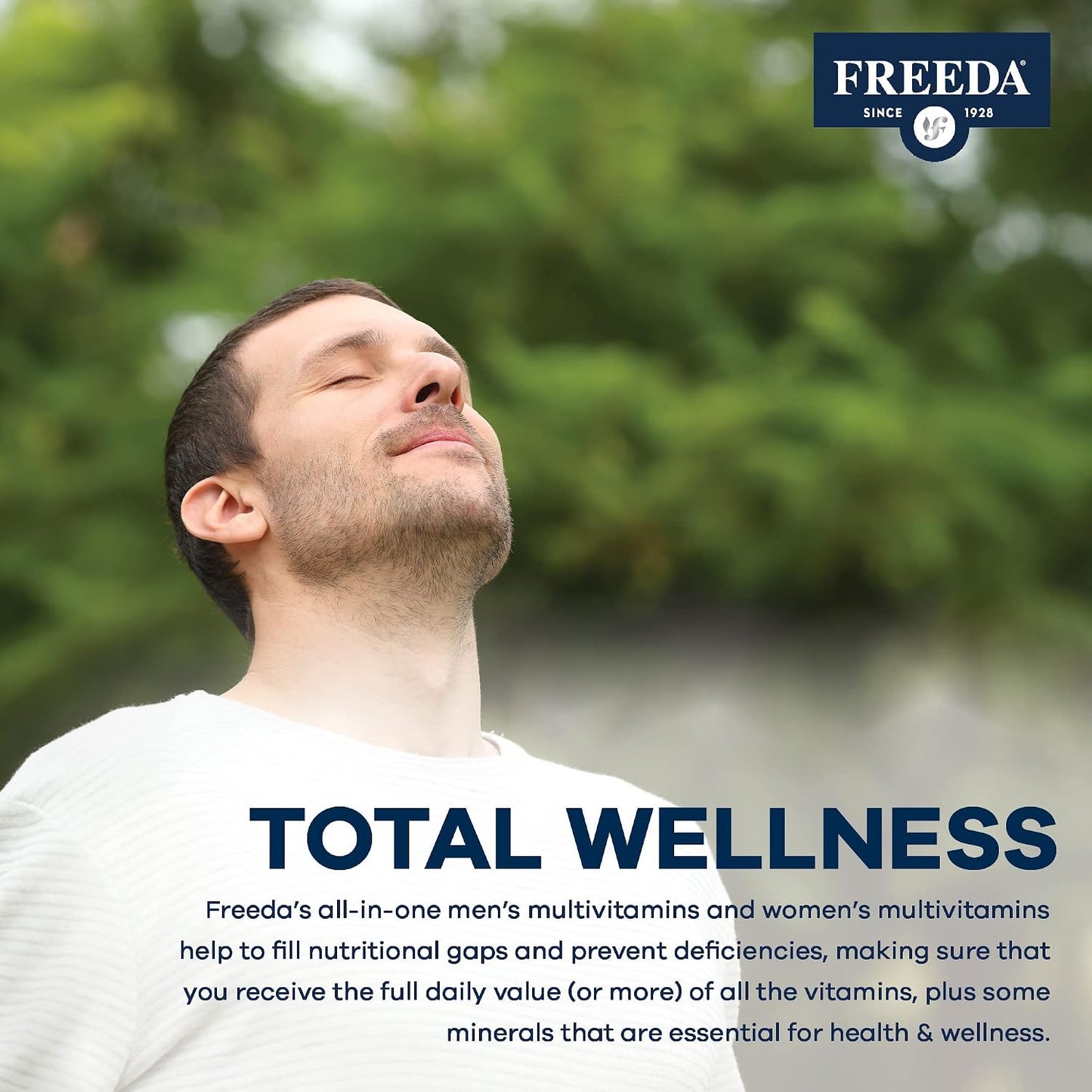 FREEDA One Daily Multivitamin Without Iron - Quintabs-M - 100 Capsules | Iron-Free Multivitamin - Supporting Balanced Nutrition & GLP-1 Health for Men & Women - Complete Daily Vitamins