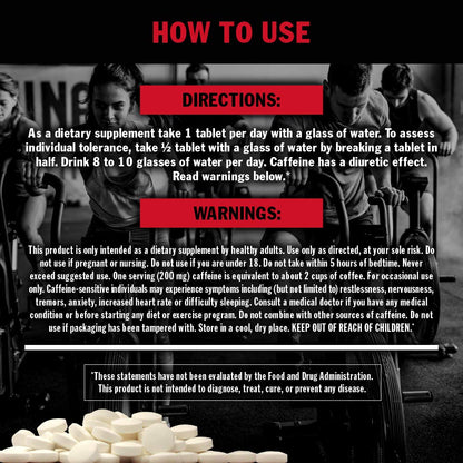 Mutant Caffeine - Pure, Restore Mental Alertness or Wakefulness When Fatigued