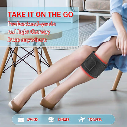 Red Light Therapy Belt Near-Infrared-Light Therapy Wrap for Body Wearable Large Pad for Waist Back Shoulder with Timer Controller