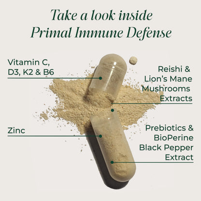 Primal Harvest Immune Defense - Daily Supplement, Gluten & Soy Free