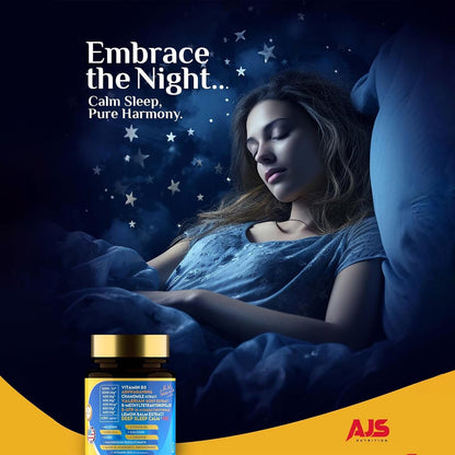 AJS Calm Mood Support, Sleep Aid, Stress Relief Capsules