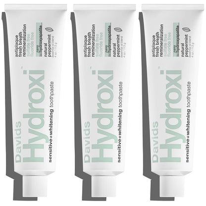 Davids Nano Hydroxyapatite Toothpaste Sensitive + Whitening Peppermint 4oz