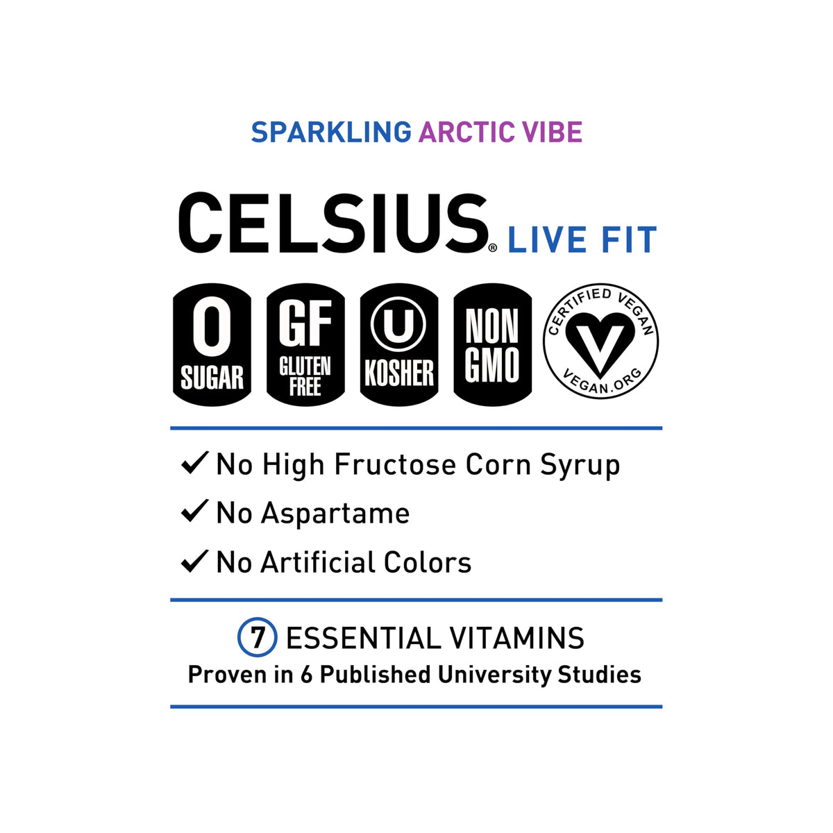 CELSIUS RETRO VIBE Sparkling Sherbet Slush, Sugar Free Energy Drink, 12 Fl Oz (Pack of 12)