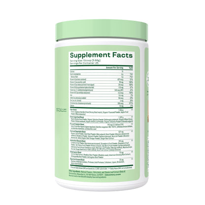 Bloom Nutrition Superfood Greens Powder, Berry, 30 Servings | Digestive Enzymes with Probiotics and Prebiotics, Gut Health, Bloating Relief for Women, Chlorella, Green Juice Mix