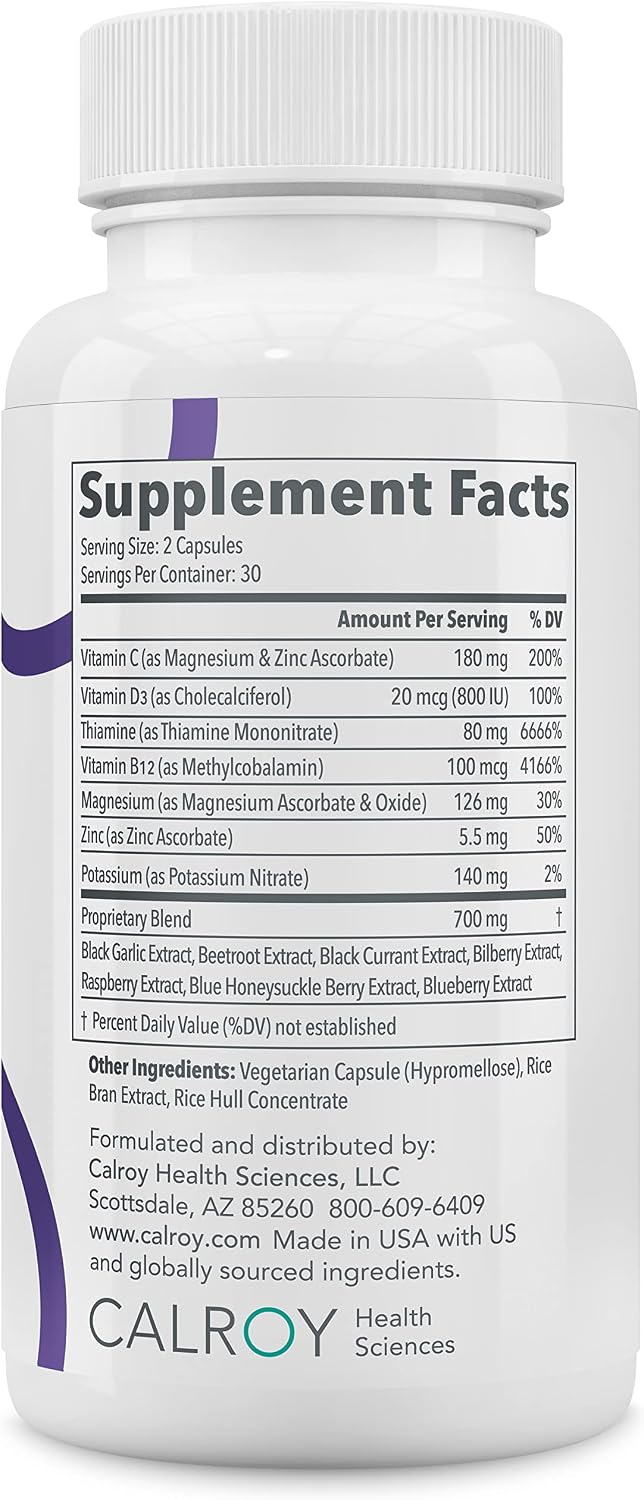 Calroy Vascanox HP, Next Generation Nitric Oxide Support, 60 Vegan Capsules