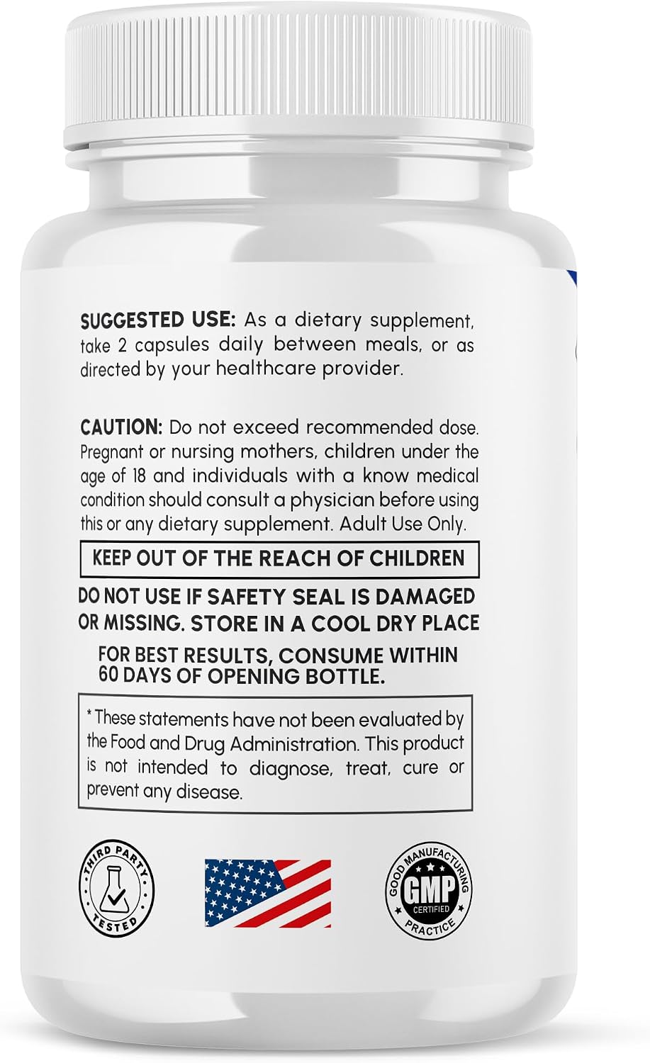 (2 Pack) Quiet Nerves Capsules, Official Quiet Nerves Pills (120 Capsules)