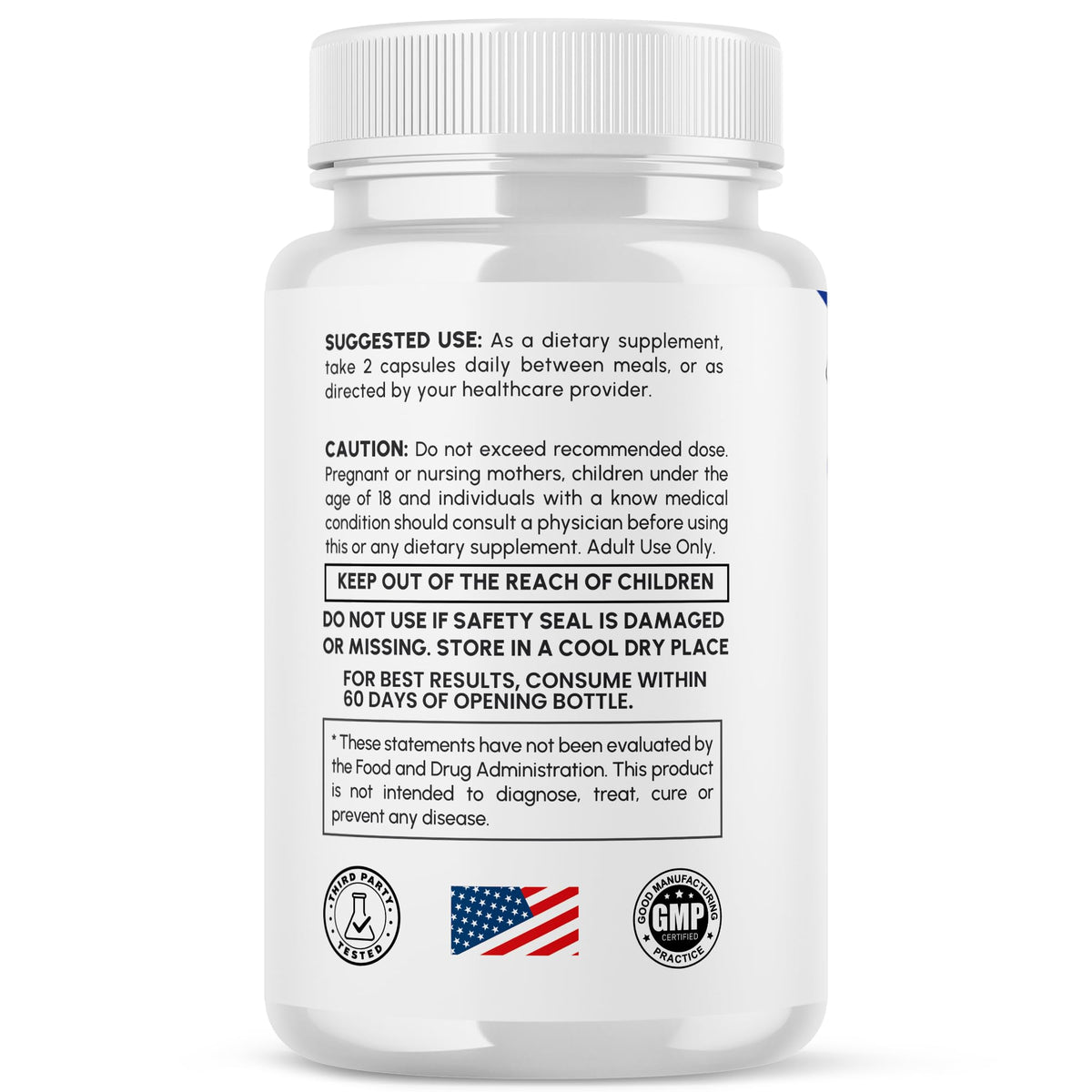 (2 Pack) Quiet Nerves Capsules, Official Quiet Nerves Pills (120 Capsules)