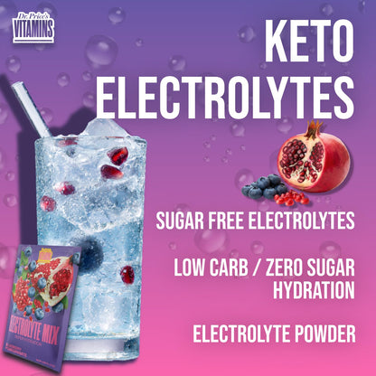 Dr. Price's Vitamins Electrolytes Powder Packets, Lemon Lime, 30 Pack | Electrolyte Mix, Hydration, No Sugar, Sodium, Potassium & 72+ Trace Minerals, Keto Friendly, Made in USA, Doctor-Formulated