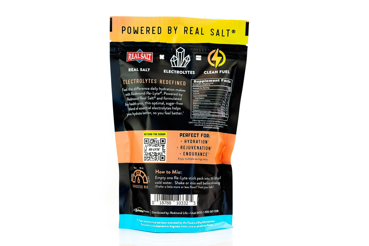 REDMOND Re-Lyte Sugar Free Electrolyte Powder Packets (Variety Pack) 30ct | Zero Sugar Electrolytes, Hydration Packets