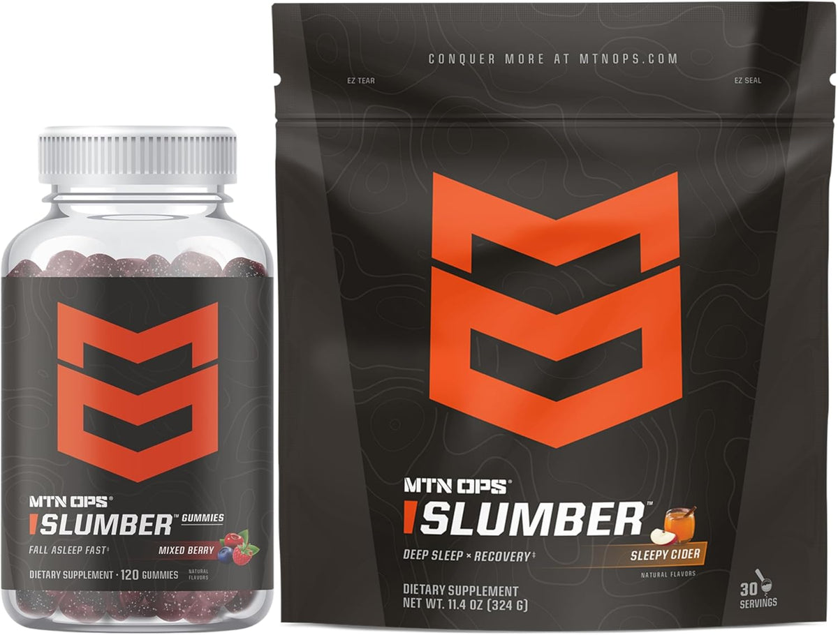 MTN OPS Slumber Gummies + Slumber Sleepy Cider Bundle