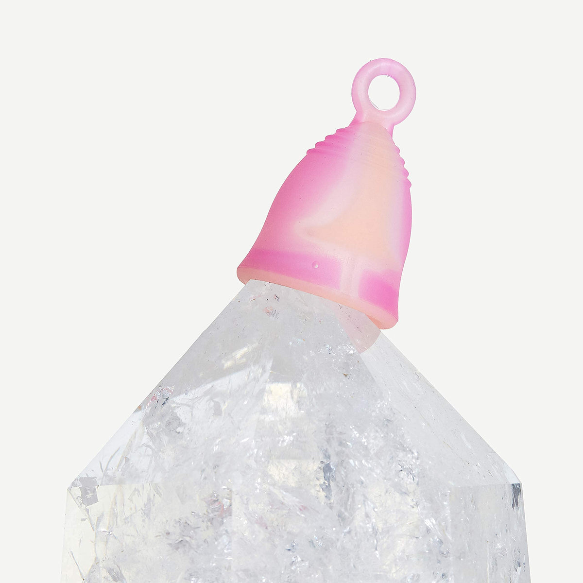 Peachlife Boric Acid Suppositories and Small Soft Menstrual Cup with Ring Pull