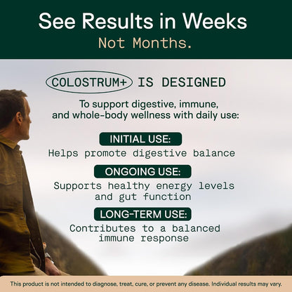 Adapt Naturals Gut & Immune Defense Bundle – Bio-Avail Colostrum+ Powder with Lactoferrin & Biome Protect 4-in-1 Gut Supplement – 30-Day Supply