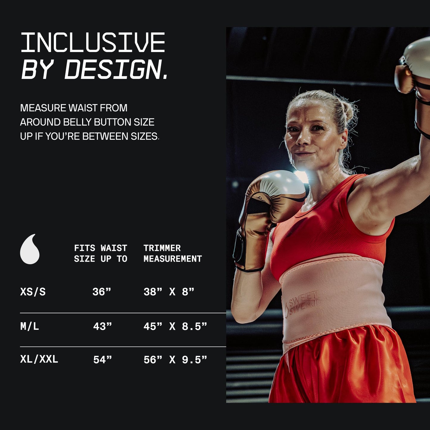 Sports Research Sweet Sweat® Waist Trimmer Pro Series - Adjustable Straps · Back & Core Support