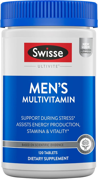 Swisse Liver Detox & Daily Multivitamin Bundle – Milk Thistle Cleanse + Men’s Multivitamin for Energy, Immunity & Overall Wellness