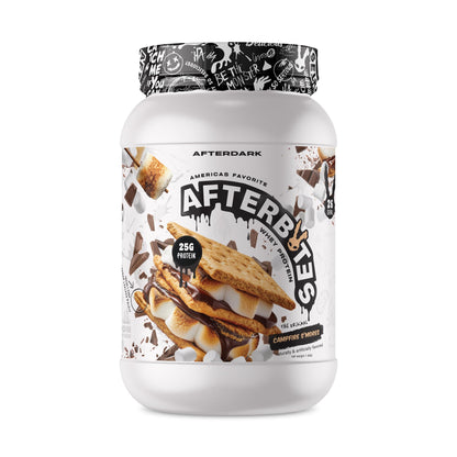AFTERDARK AfterBites Whey Protein Powder, 25g Protein, 4.5g BCAA’s, Easy Dissolving