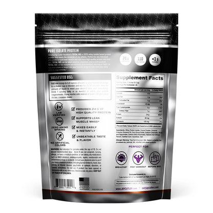 Total ISO Whey Isolate Protein Powder: Best Tasting Whey Protein Shake Featuring 100%