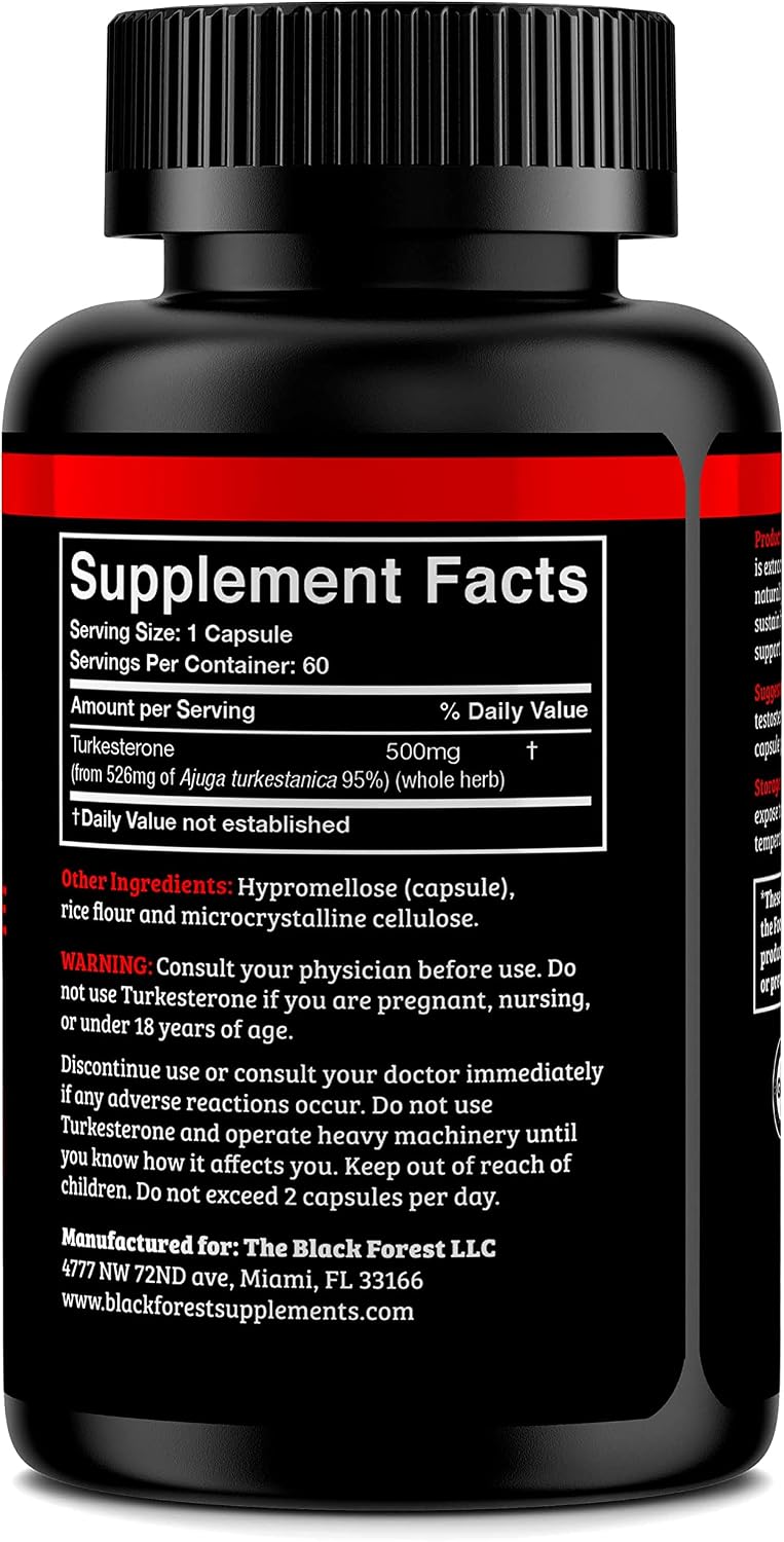 Black Forest Bundle (Full Combo Pack). 1X Turkesterone + 1X Cistanche + 1 Berberine
