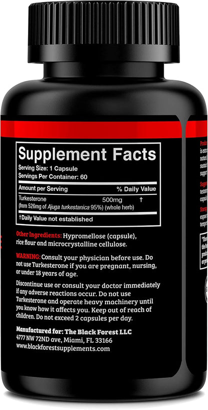 Black Forest Bundle (Full Combo Pack). 1X Turkesterone + 1X Cistanche + 1 Berberine
