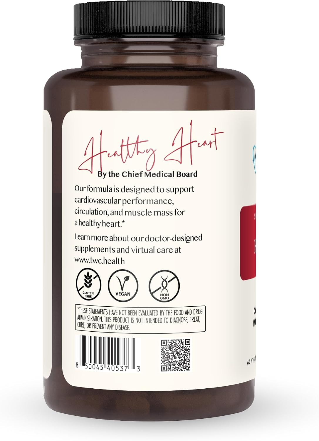 Healthy Heart – Grape Seed Extract & Taurine, Cardiovascular Support, 60ct