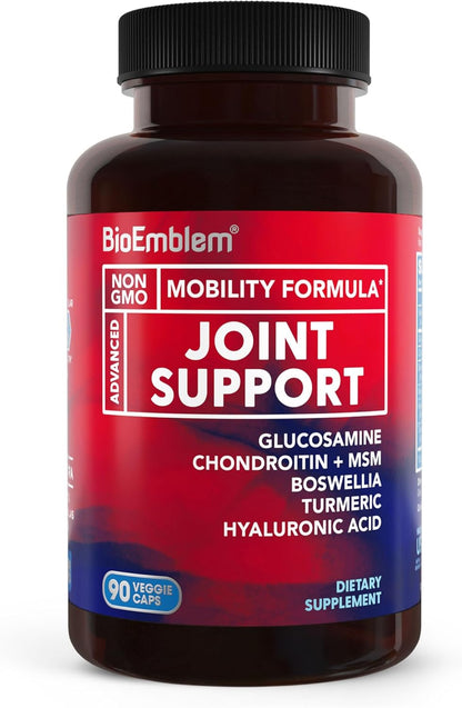 BioEmblem Triple Magnesium Complex and Joint Support for Enhanced Joint Health, Vegan, Non-GMO